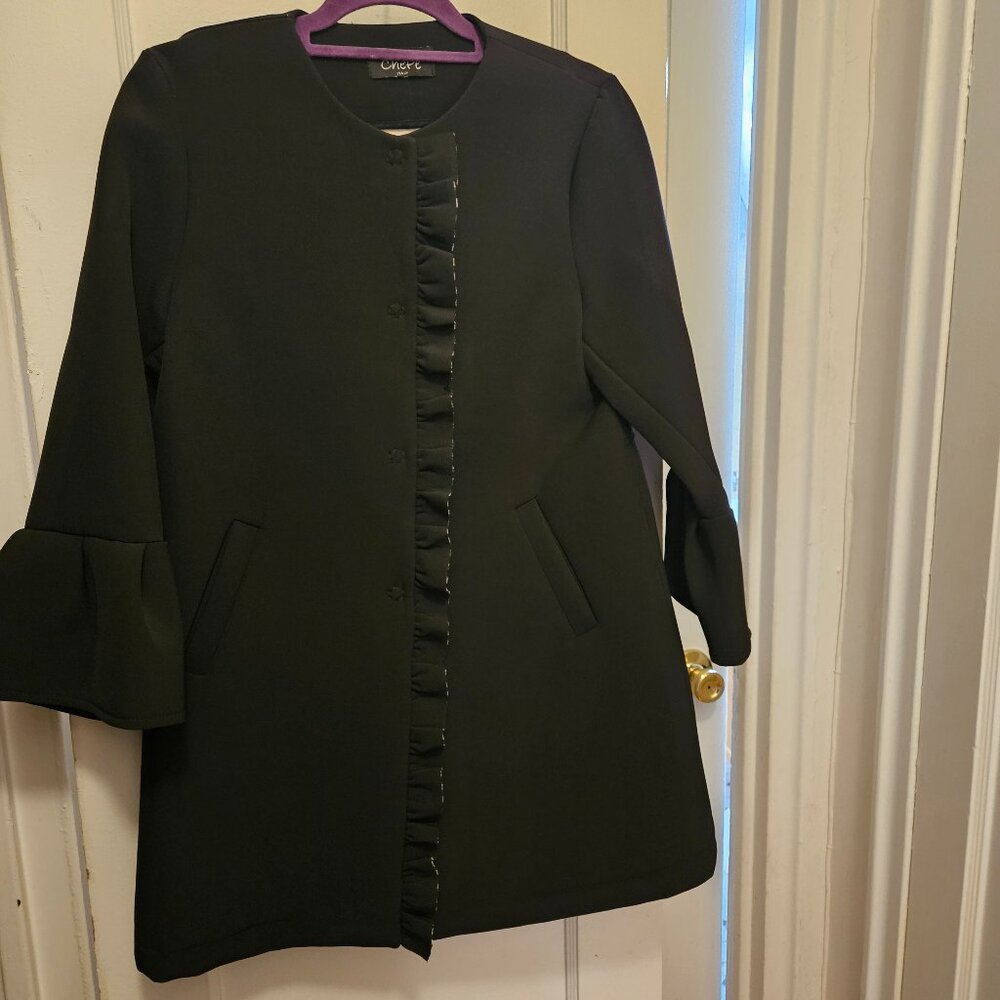 Chepe Italy short black coat size M